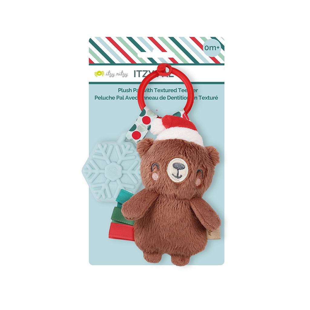 *Holiday* Itzy Pal Plush + Teether - Bear