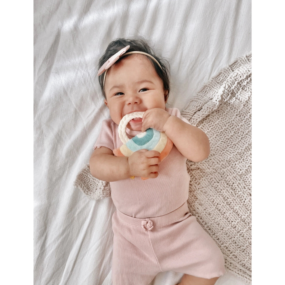 Ritzy Rattle Pal - Plush Rattle + Teether - Rainbow