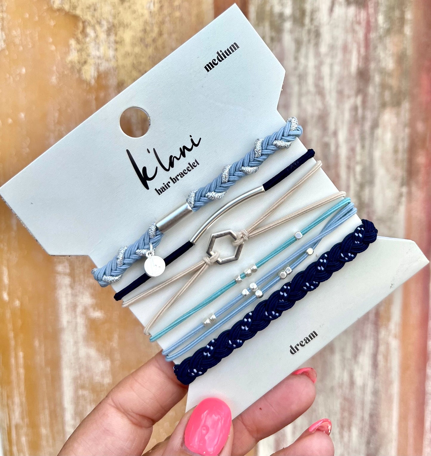 K'Lani Hair Tie Bracelet Set - Dream