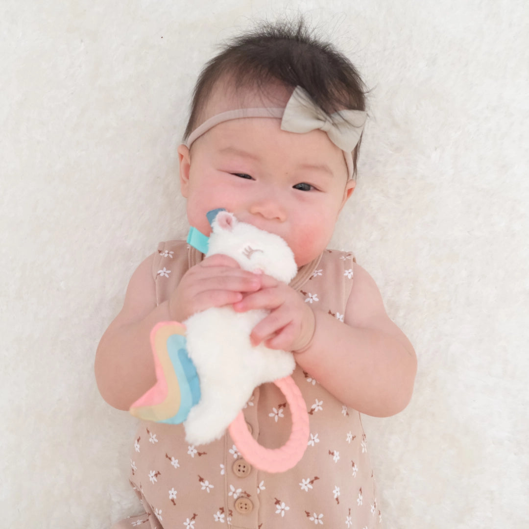 Ritzy Rattle Pal - Plush Rattle + Teether - Unicorn
