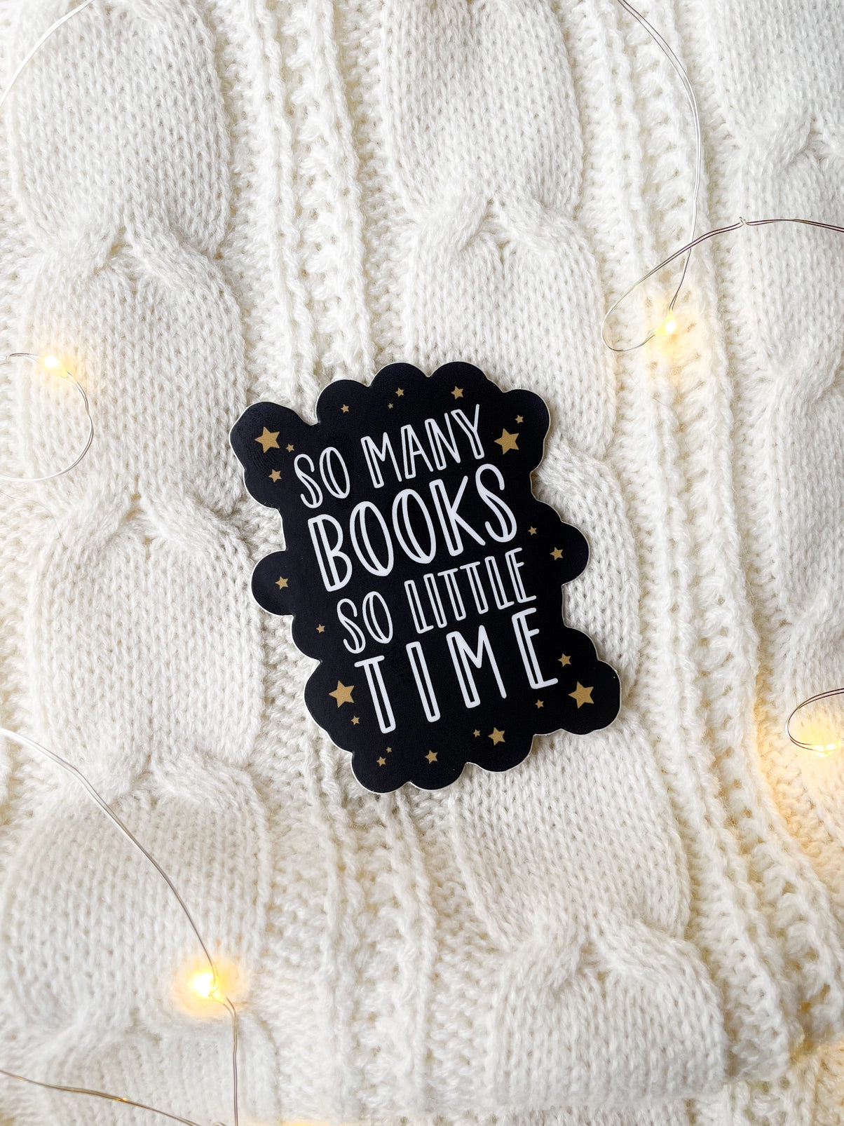 So Many Books So Little Time | Vinyl Sticker