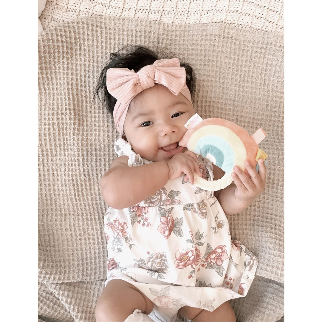 Ritzy Rattle Pal - Plush Rattle + Teether - Rainbow
