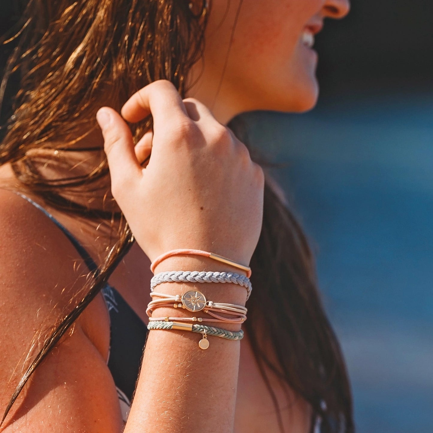 K'Lani Hair Tie Bracelet Set - Explore