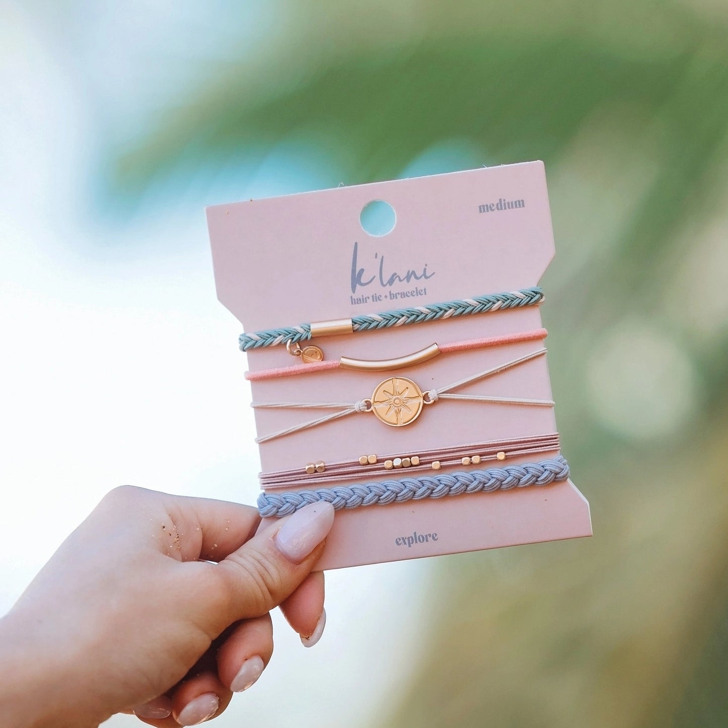 K'Lani Hair Tie Bracelet Set - Explore