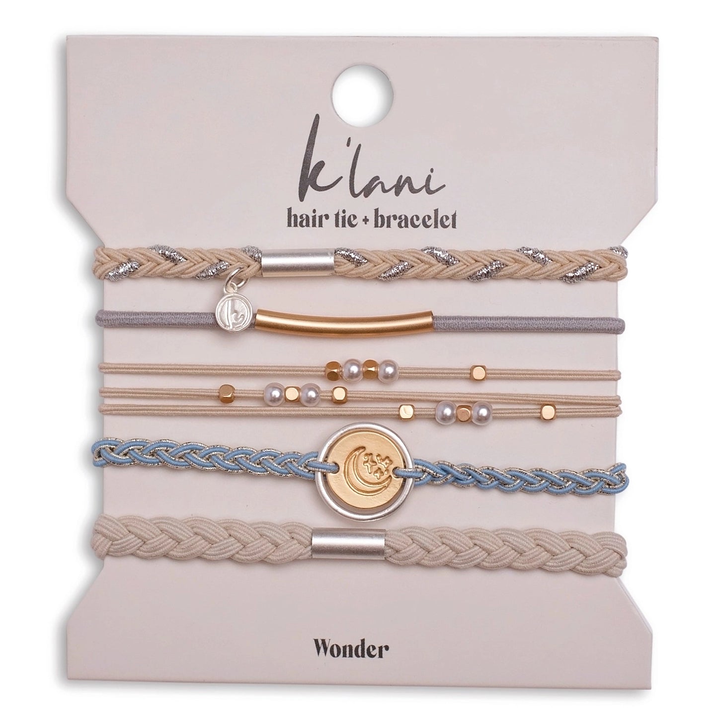 K'Lani Hair Tie Bracelet Set - Wonder