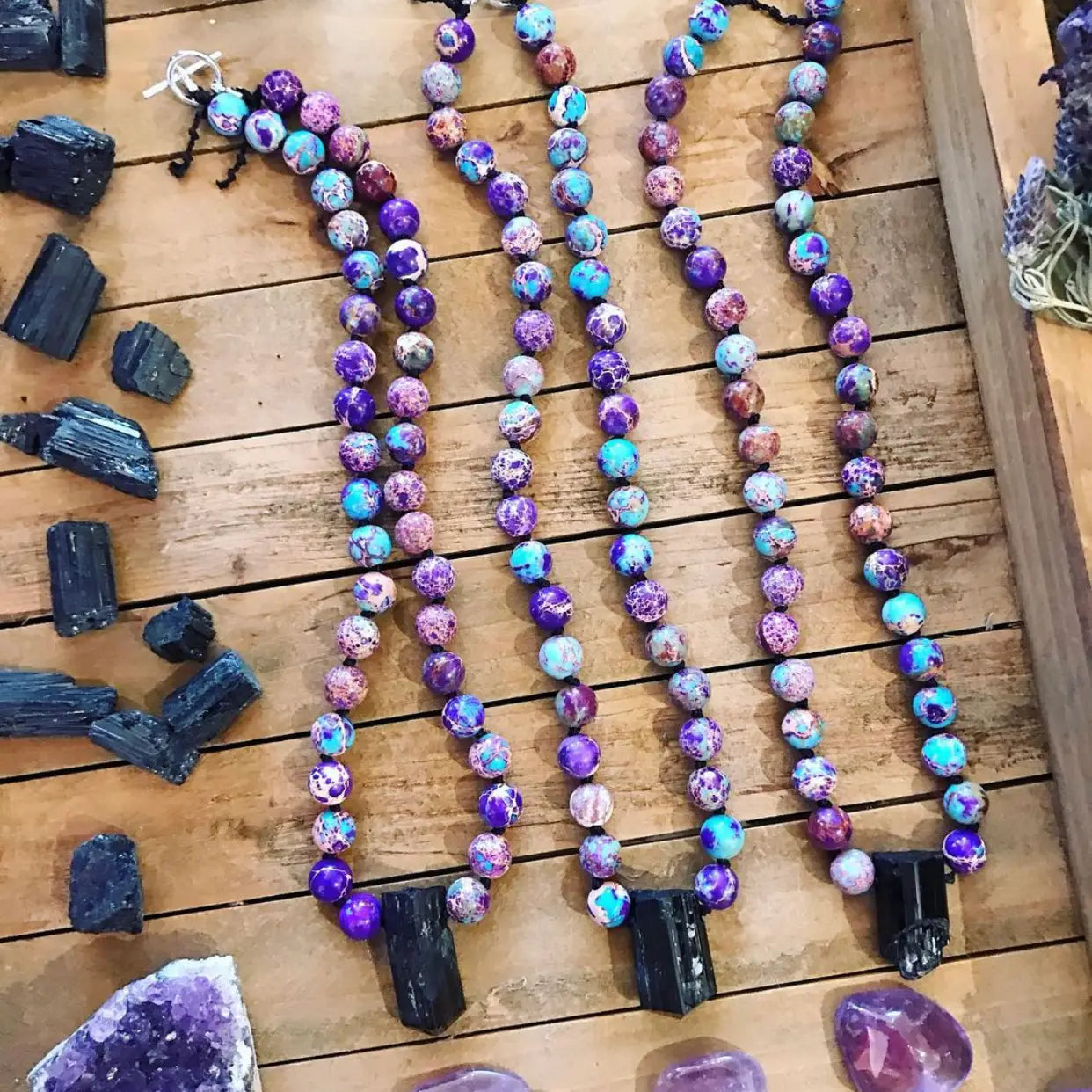 17" Natural Stone Necklace