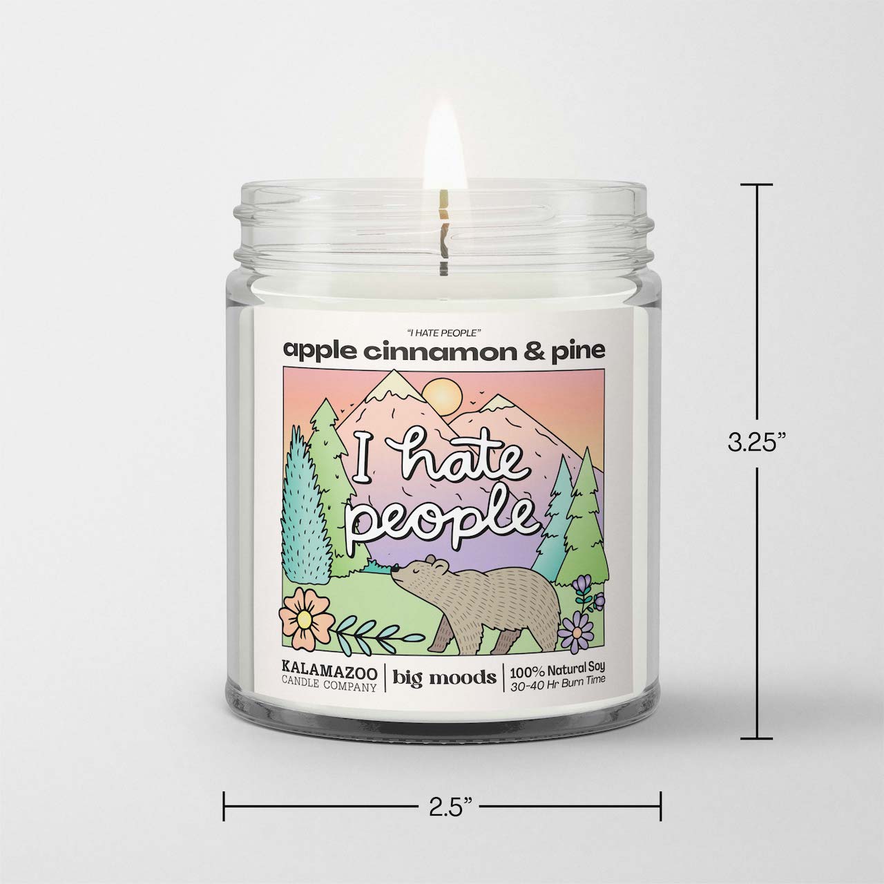 I Hate People - Natural Soy Candle