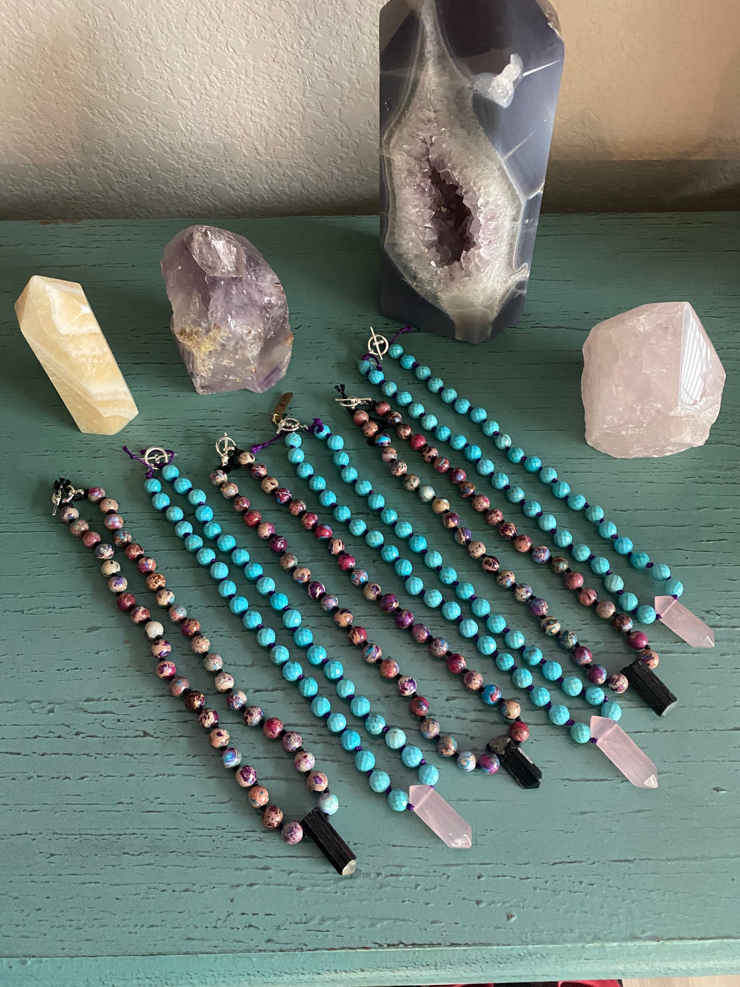 17" Natural Stone Necklace