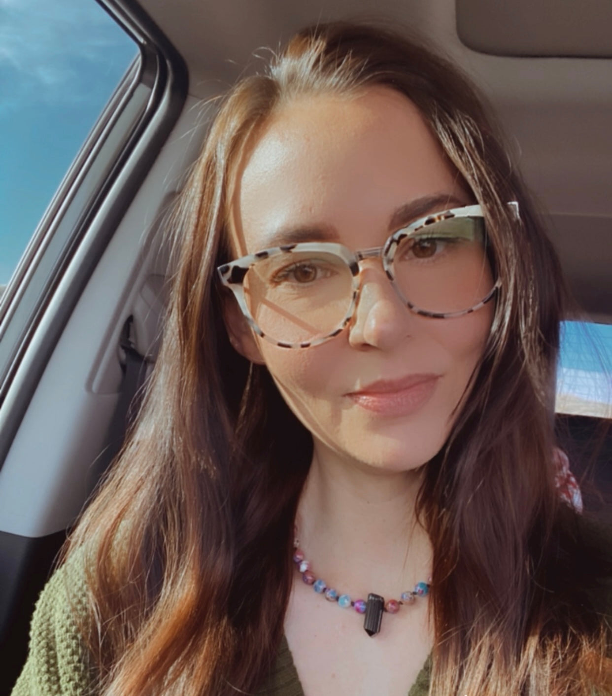 17" Natural Stone Necklace