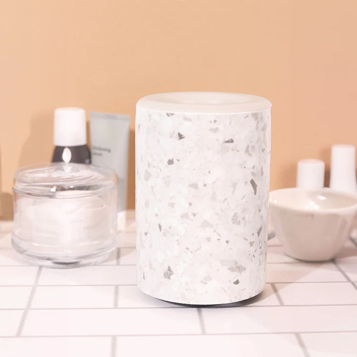 Mod Wax Melt Warmer - White Terrazzo