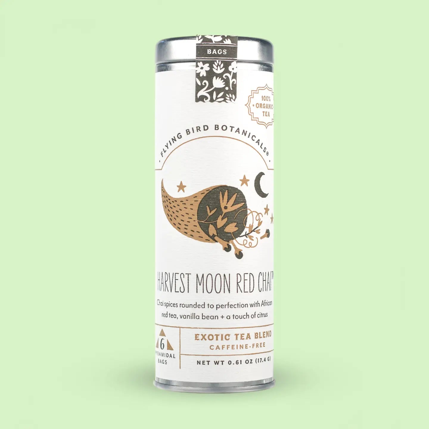 Harvest Moon Red Chai – 6 Tea Bag Tin