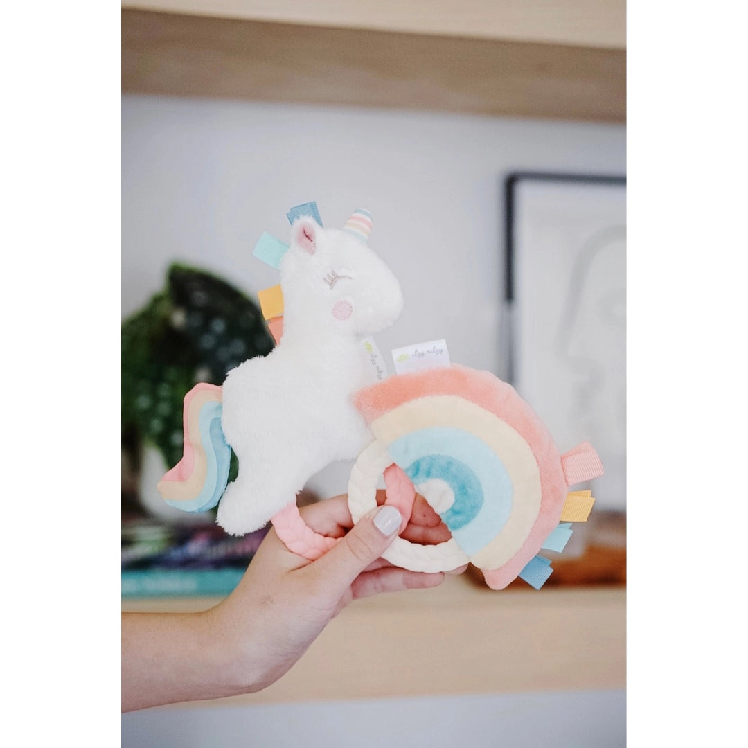 Ritzy Rattle Pal - Plush Rattle + Teether - Rainbow