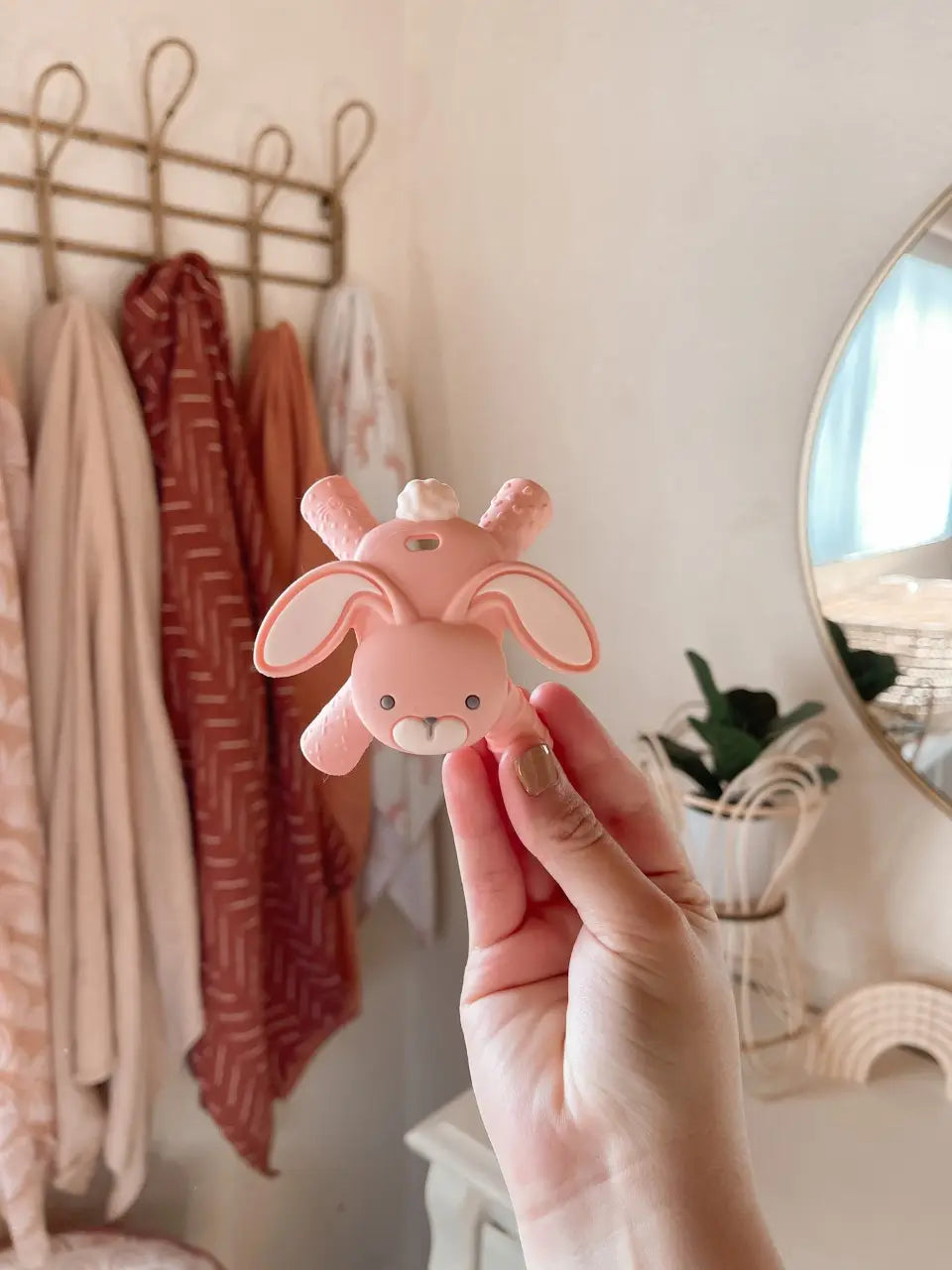 Ritzy Teether Baby Molar Teether - Bunny