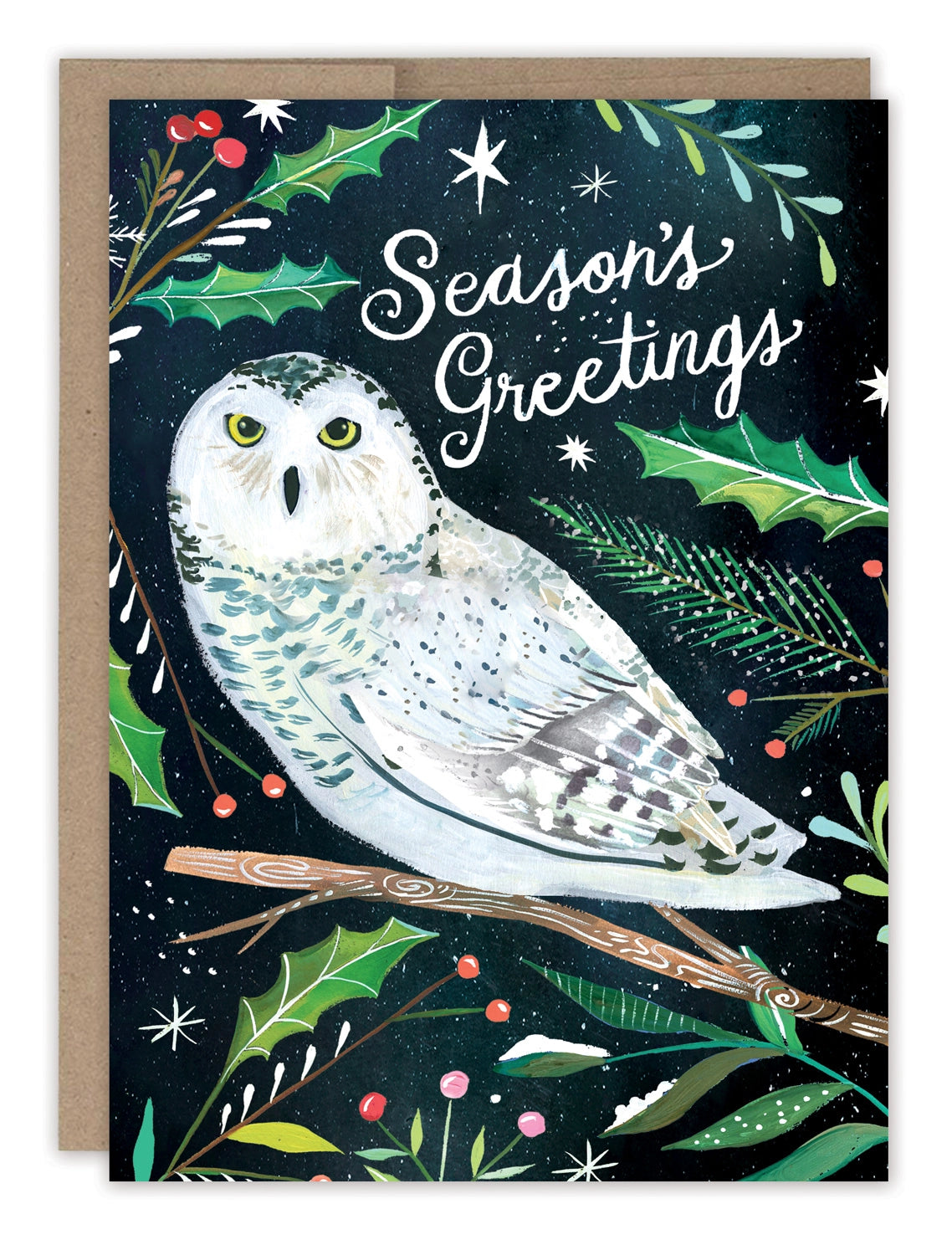 Snowy Owl | Boxed Holiday Greeting Card Set of 10