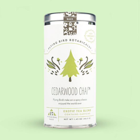 Cedarwood Chai – 15 Tea Bag Tin
