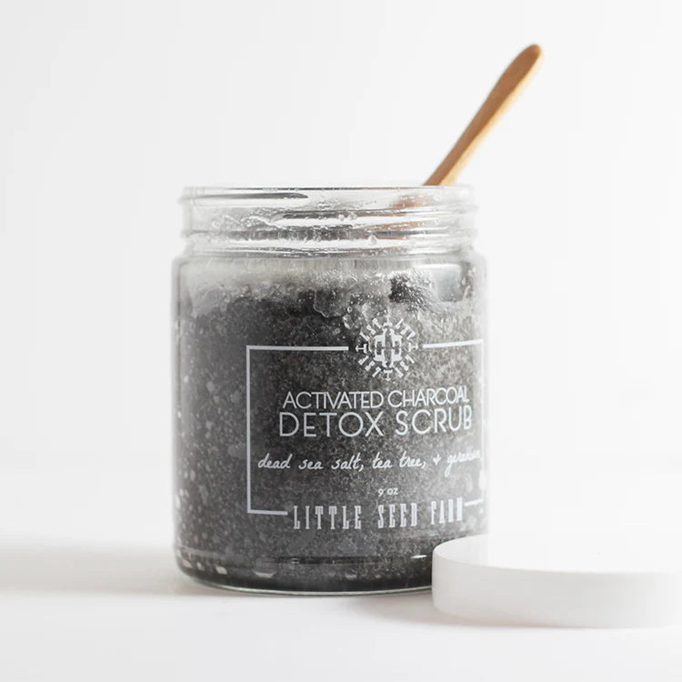 Activated Charcoal Detox Salt Scrub