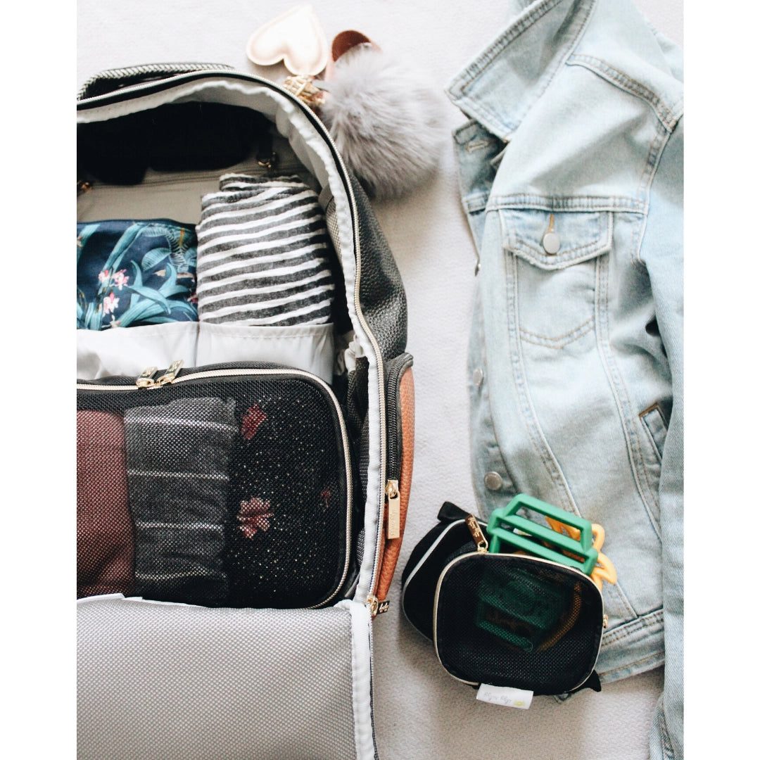 Pack Like A Boss Packing Cubes - Black & Gold
