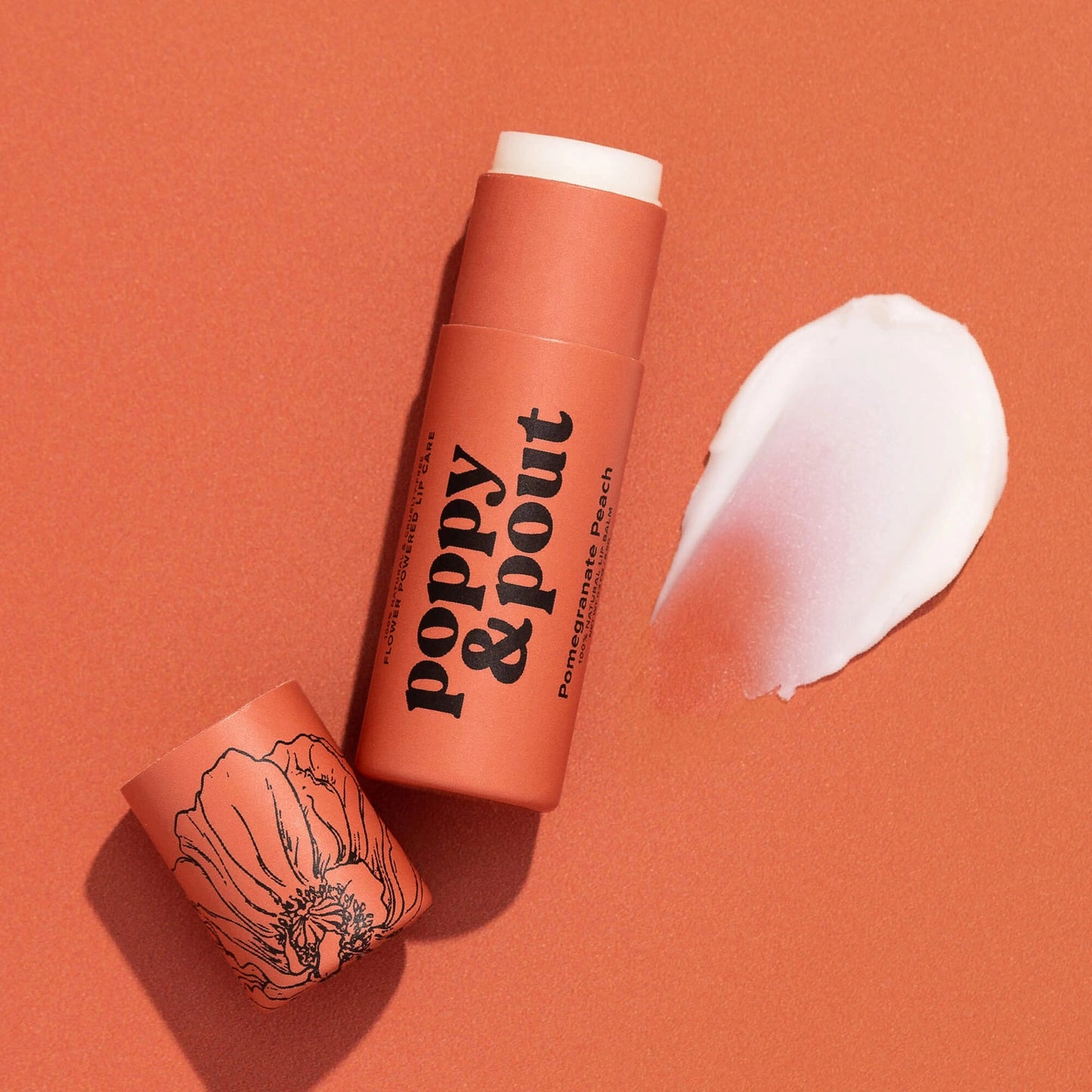 All Natural Lip Balm - Pomegranate Peach