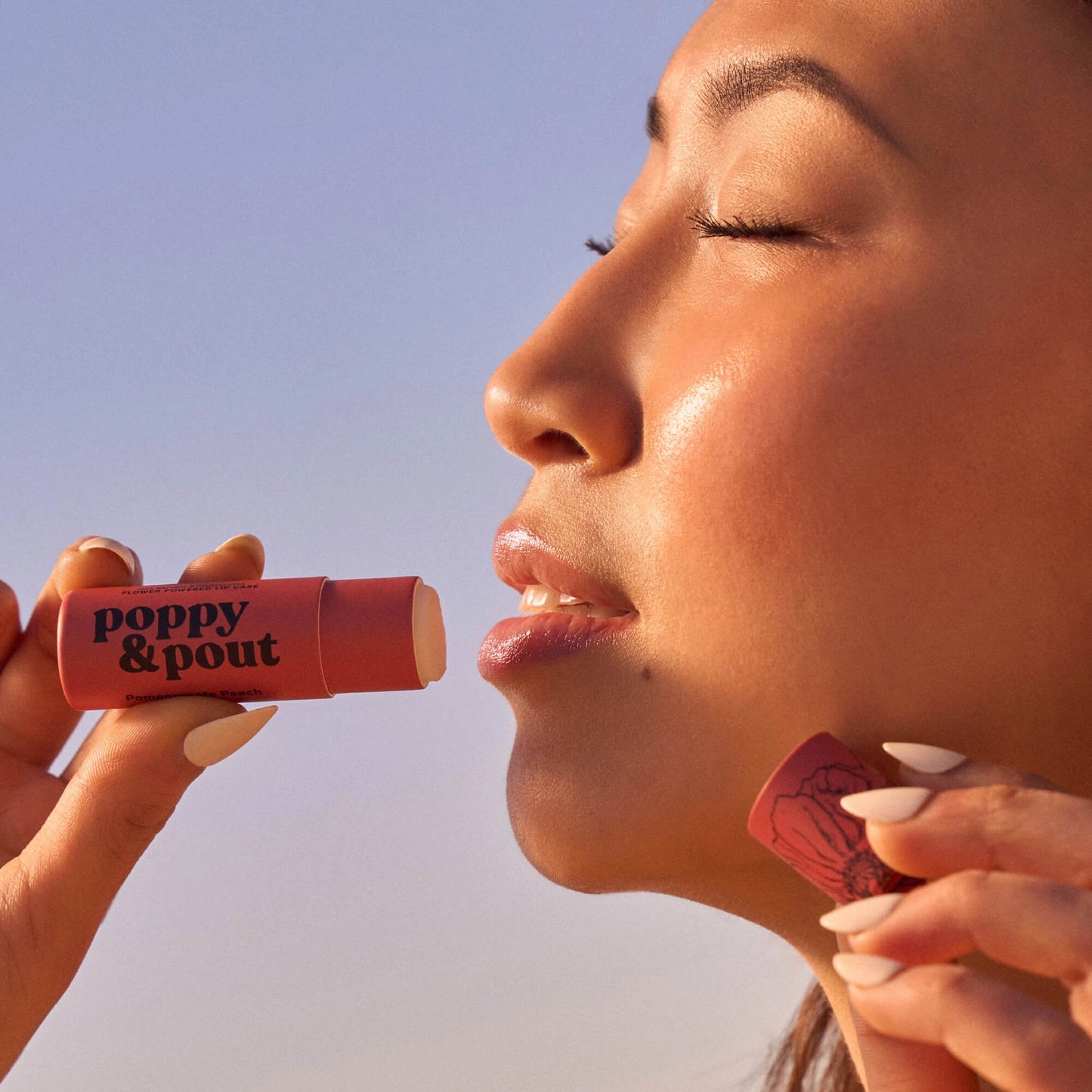 All Natural Lip Balm - Pomegranate Peach