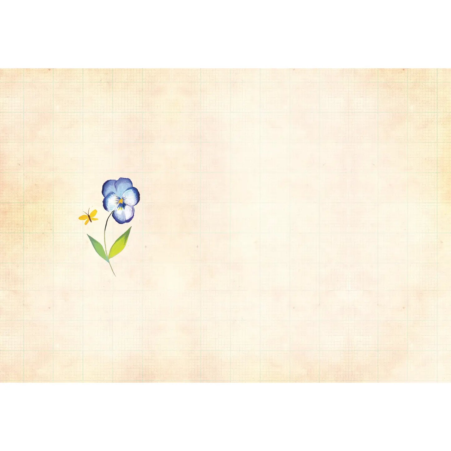 Purple Floral | Blank Greeting Card