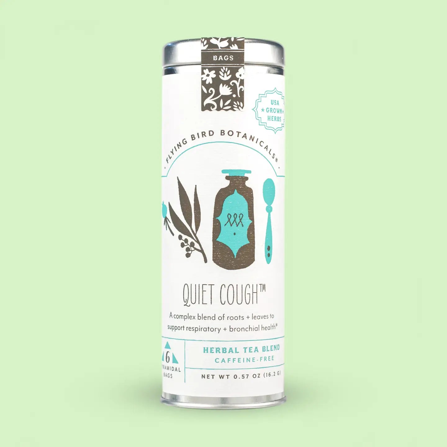 Quiet Cough – 6 Tea Bag Tin