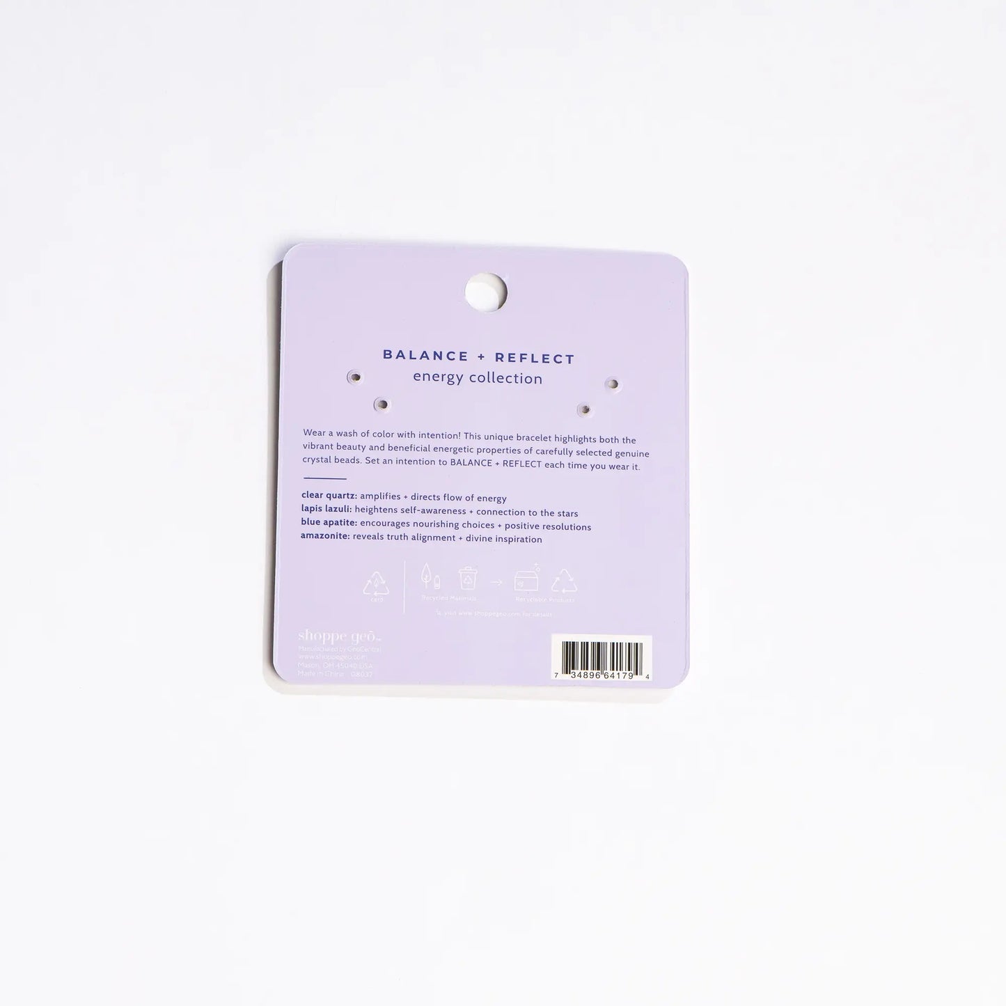 Balance + Reflect Crystal Bracelet