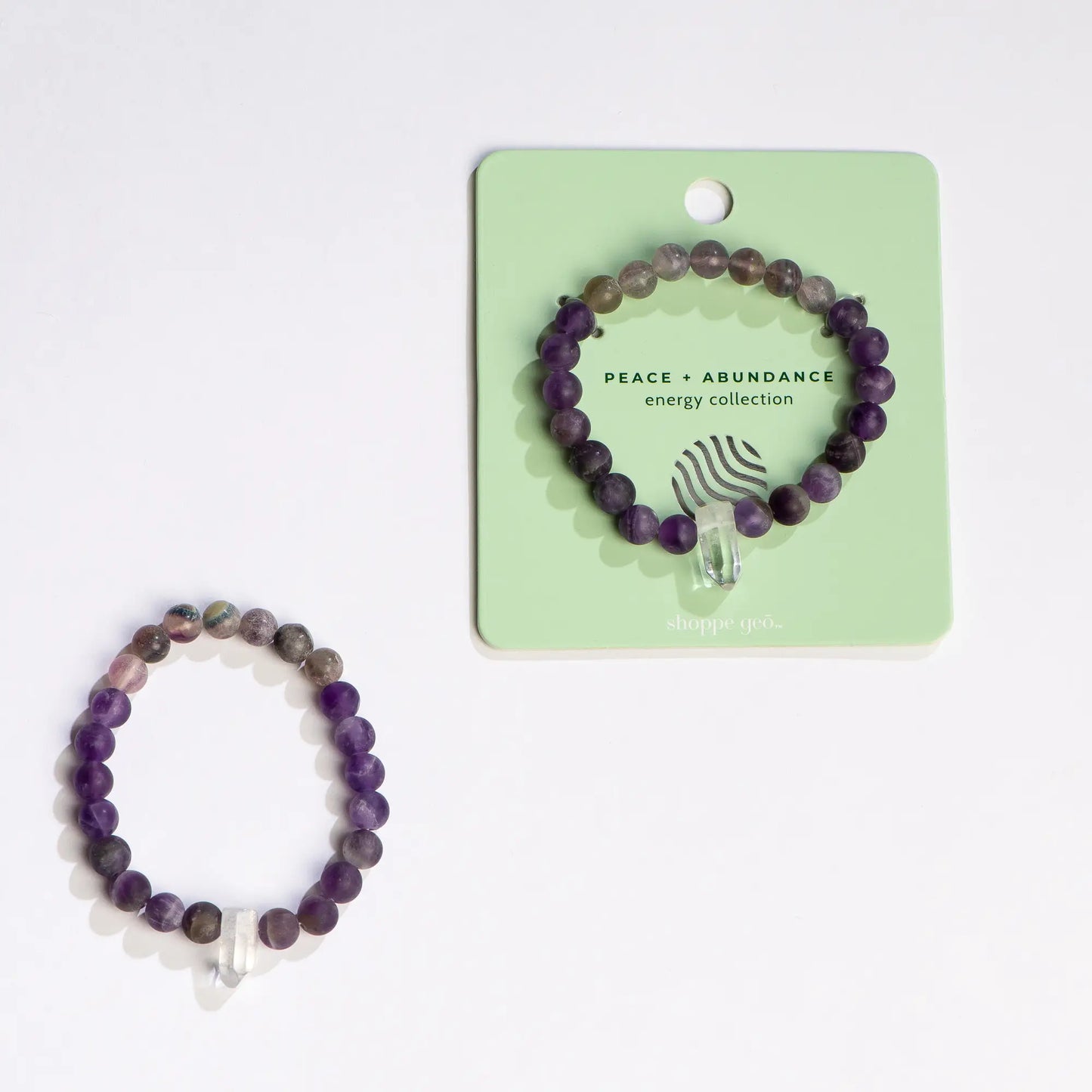 Peace + Abundance Crystal Bracelet