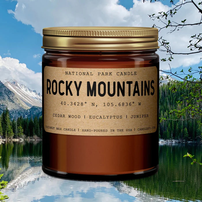 Rocky Mountains National Park Candle (Cedar, Eucalyptus, Juniper)