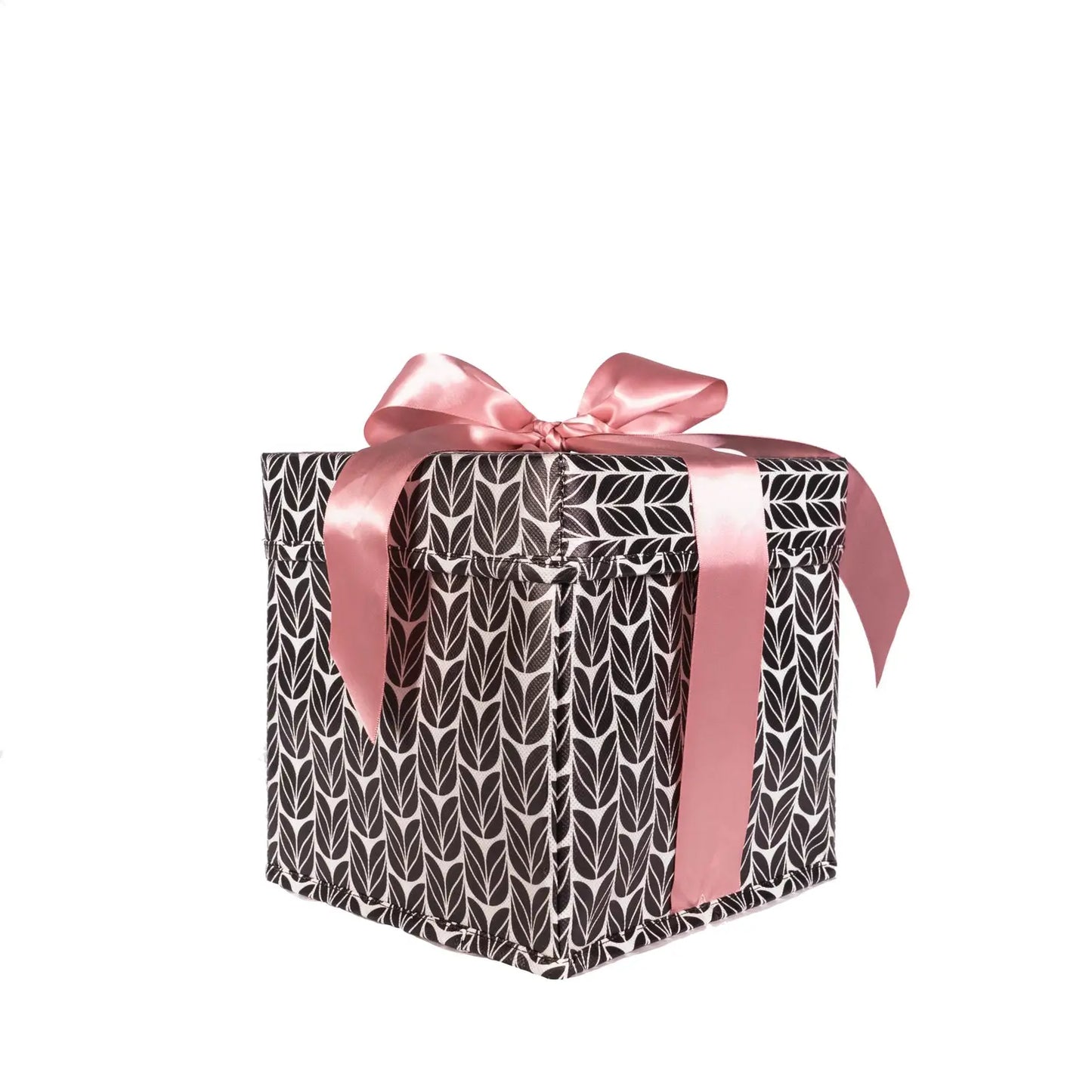 Black & White Tulip Reusable Gift Box