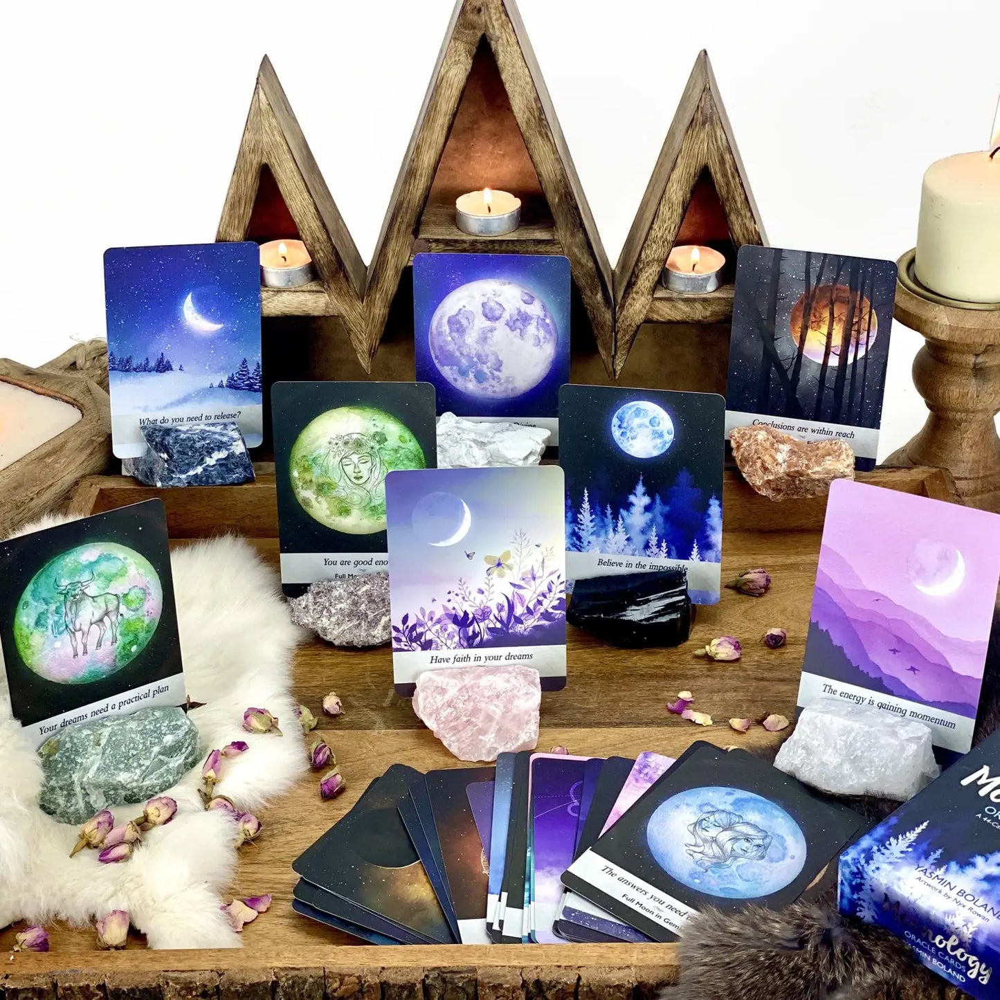Natural Crystal Card Holder | Amethyst