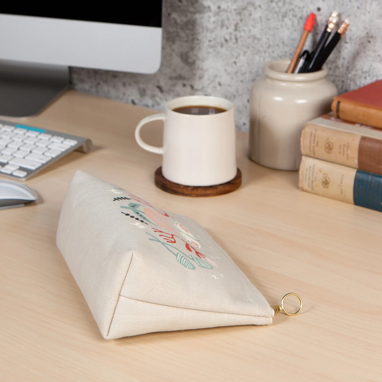 Far and Away Small Cosmetic Bag