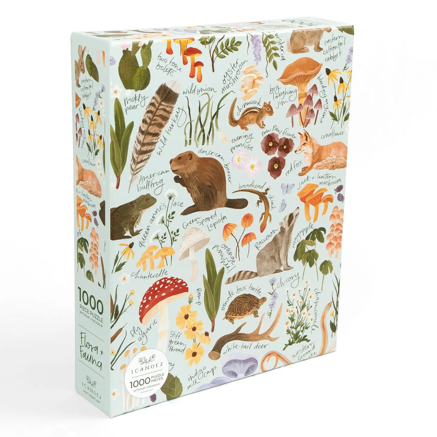 1000 Piece Puzzle - Flora + Fauna