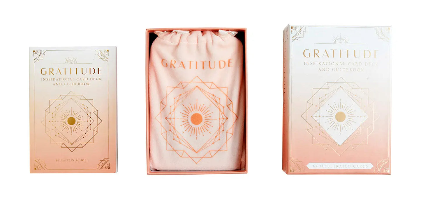 Gratitude Inspirational Card Deck & Guidebook