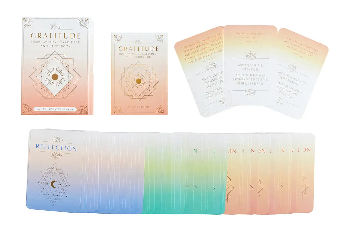 Gratitude Inspirational Card Deck & Guidebook
