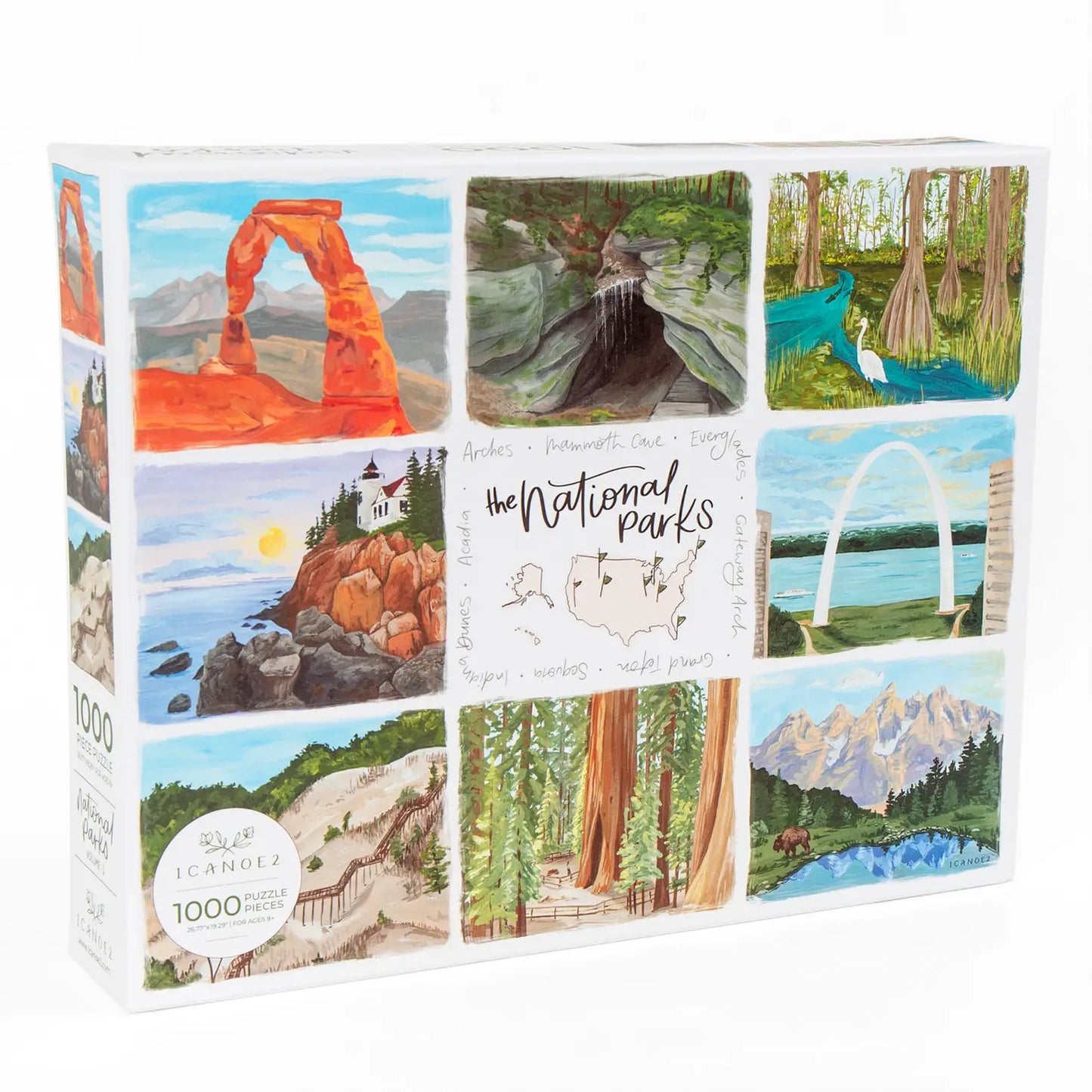 1000 Piece Puzzle - National Parks