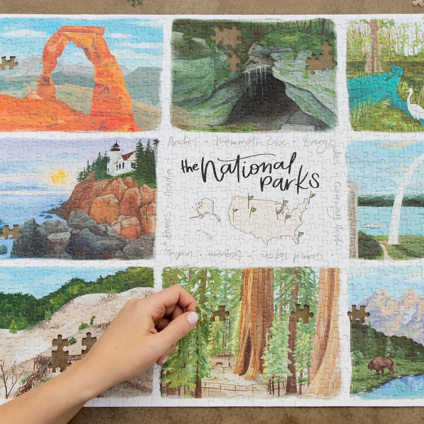 1000 Piece Puzzle - National Parks