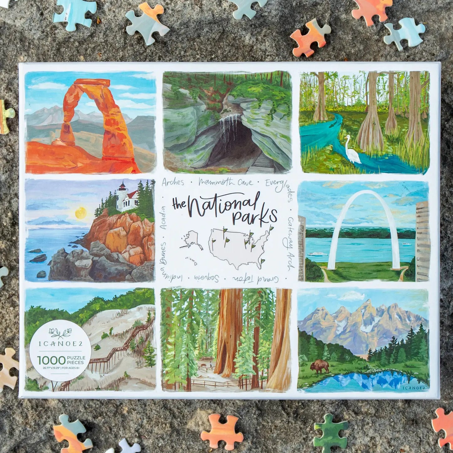 1000 Piece Puzzle - National Parks