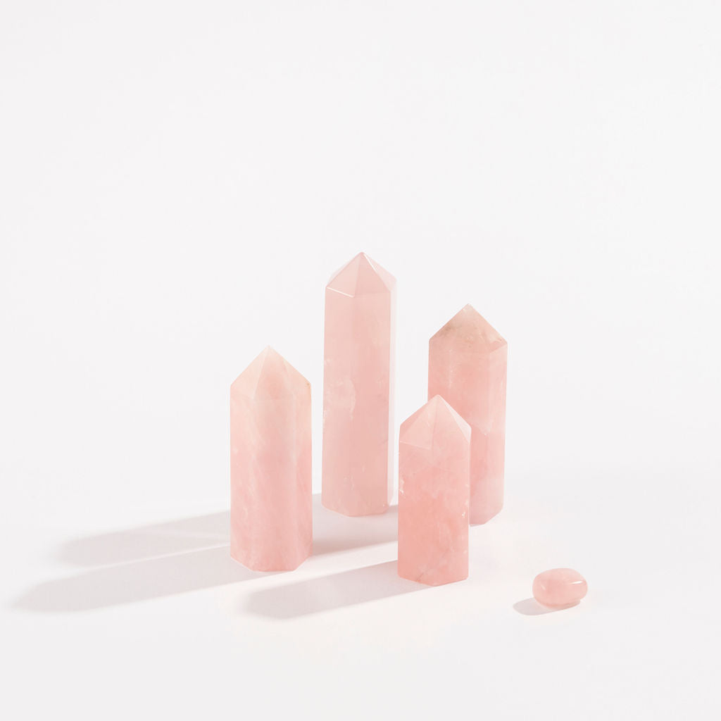 Rose Quartz Crystal Point