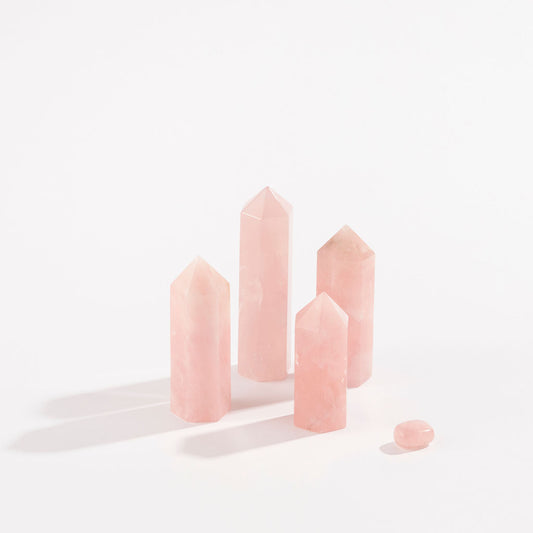 Rose Quartz Crystal Point