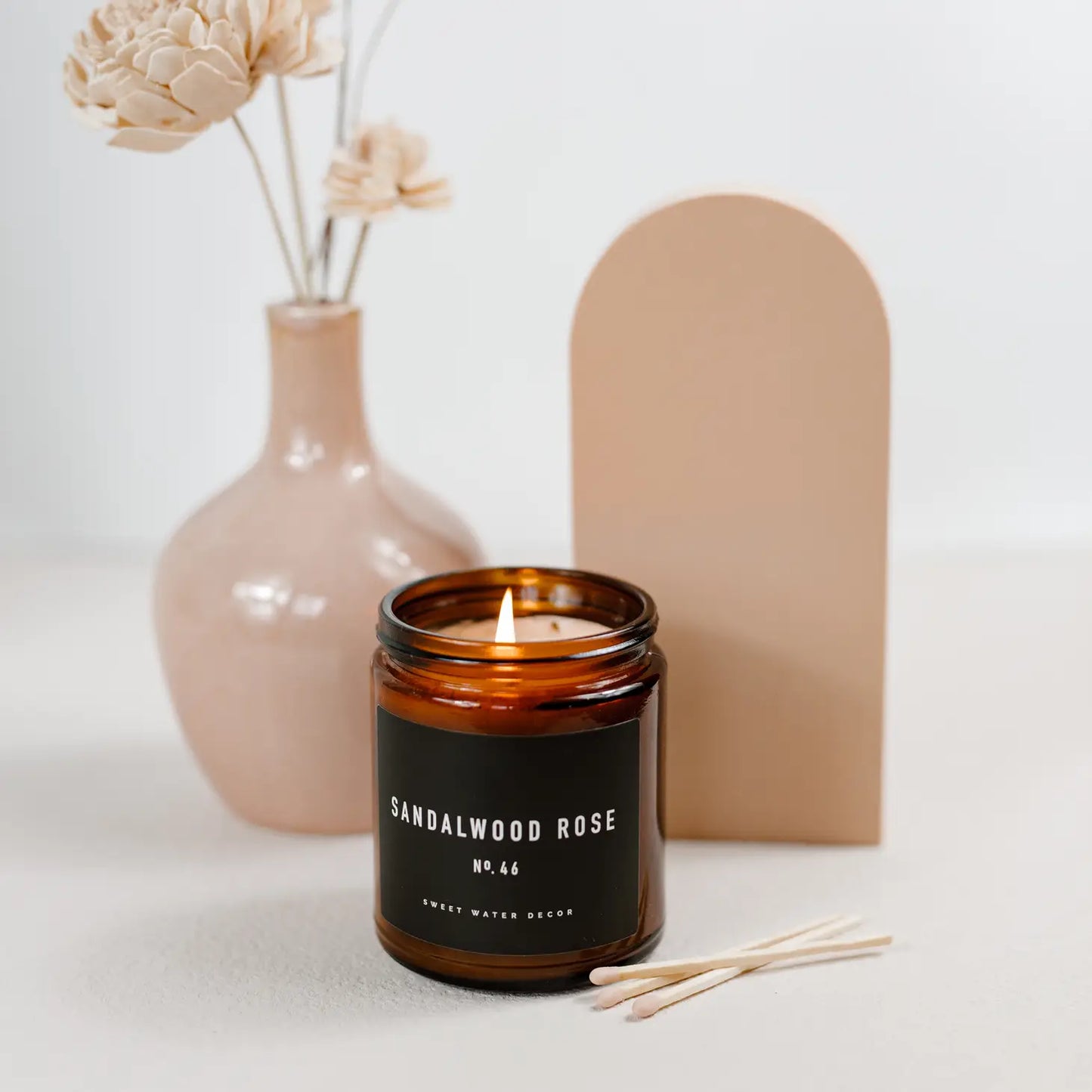 Sandalwood Rose Soy Candle