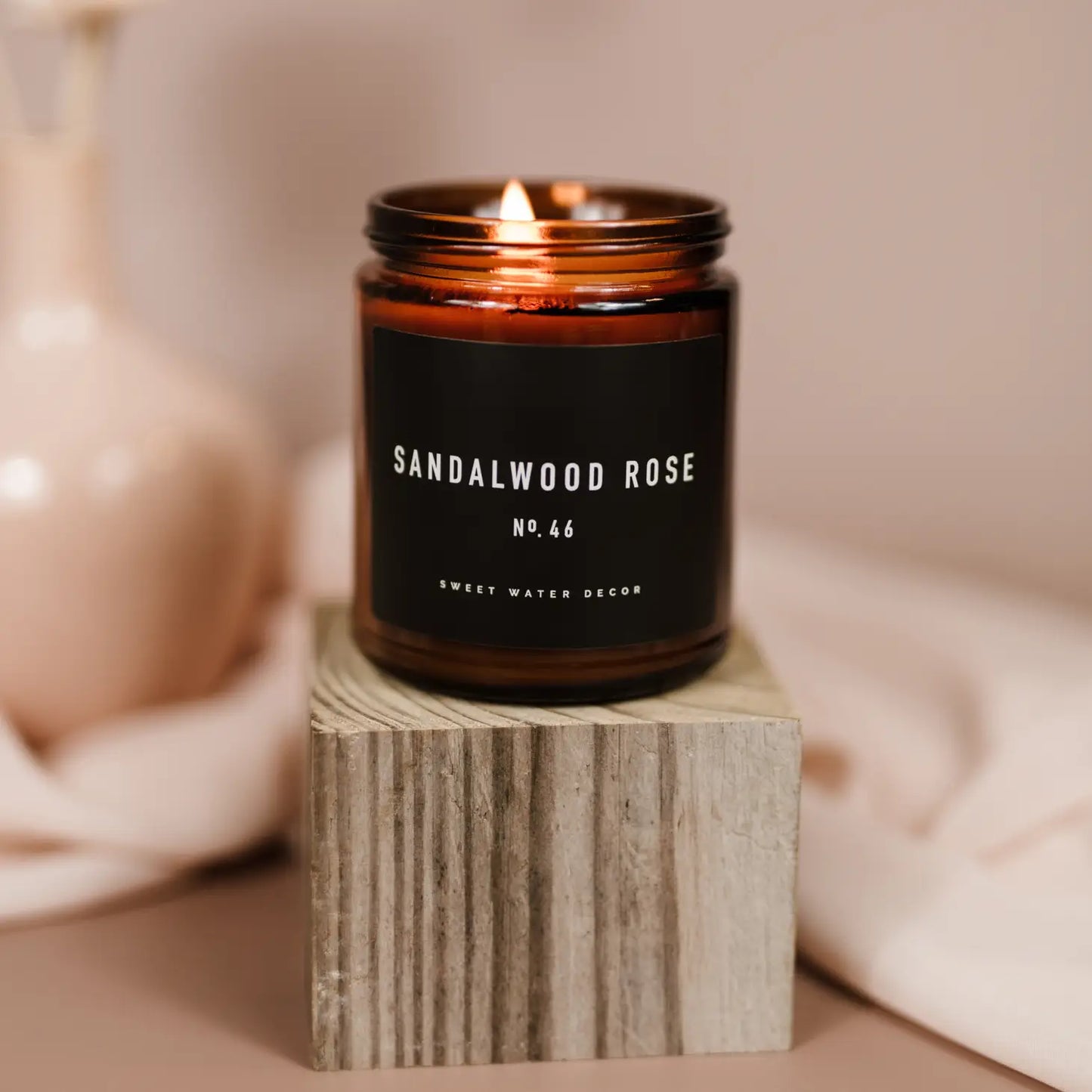 Sandalwood Rose Soy Candle