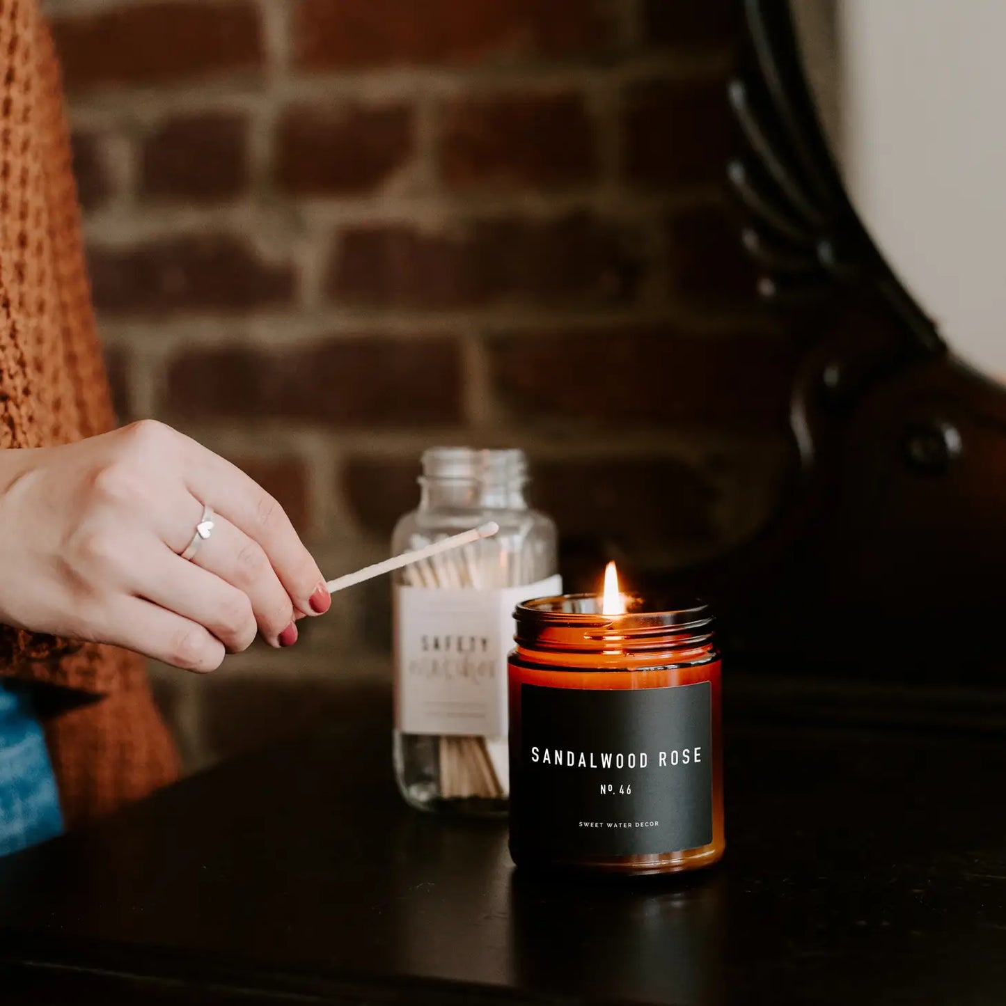 Sandalwood Rose Soy Candle