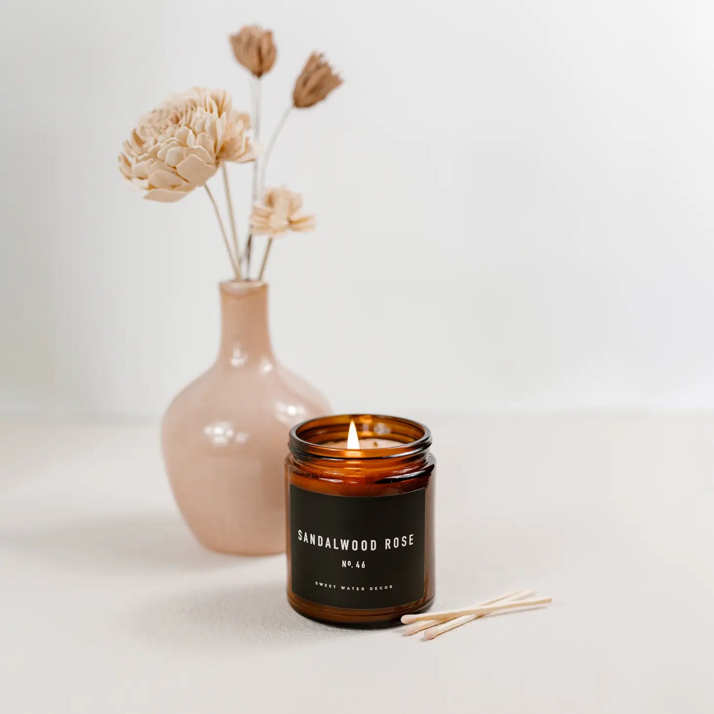 Sandalwood Rose Soy Candle