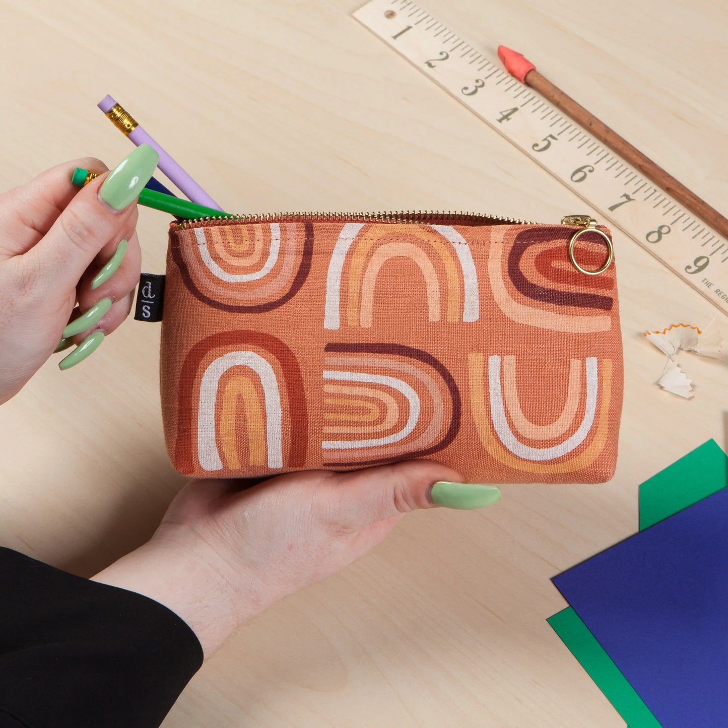 Solstice Pencil Cosmetic Bag