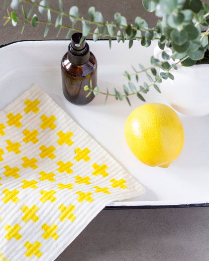 Swedish Sponge Dishcloth - Lemon