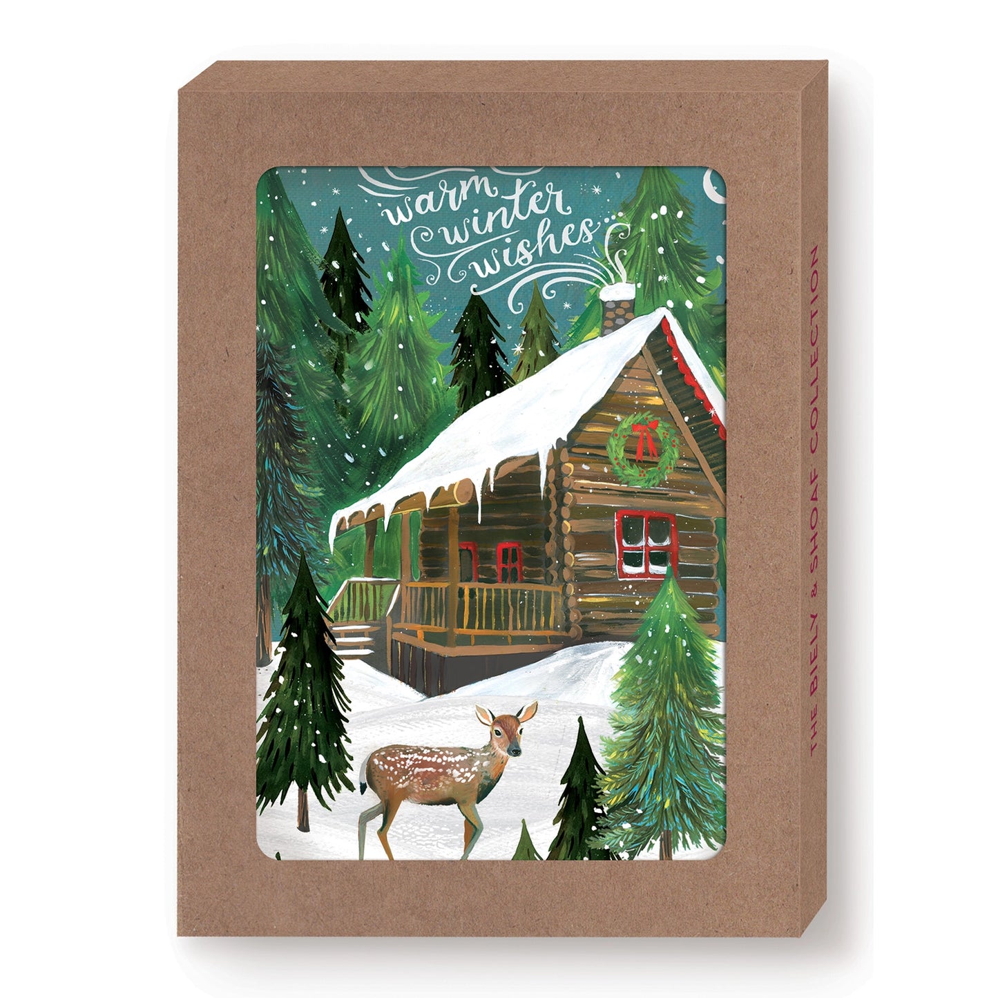 Winter Cabin | Boxed Holiday Greeting Card Set of 10