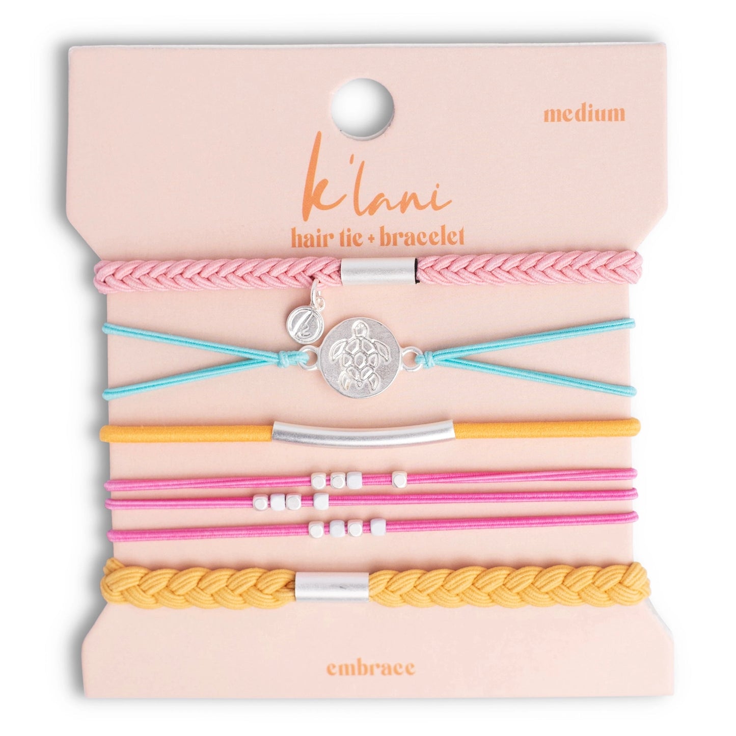 K'Lani Hair Tie Bracelet Set - Embrace