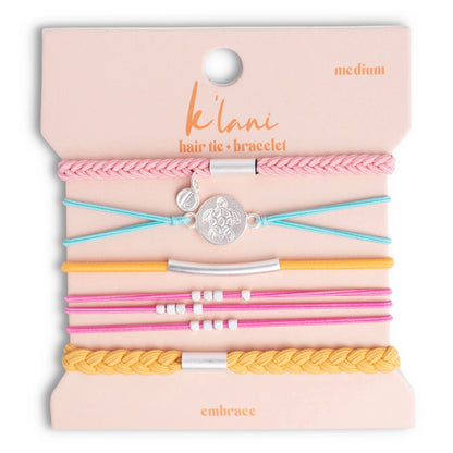 K'Lani Hair Tie Bracelet Set - Embrace