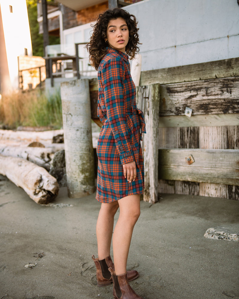 The Responsible Flannel Shirt Dress *COLLECTIVE*