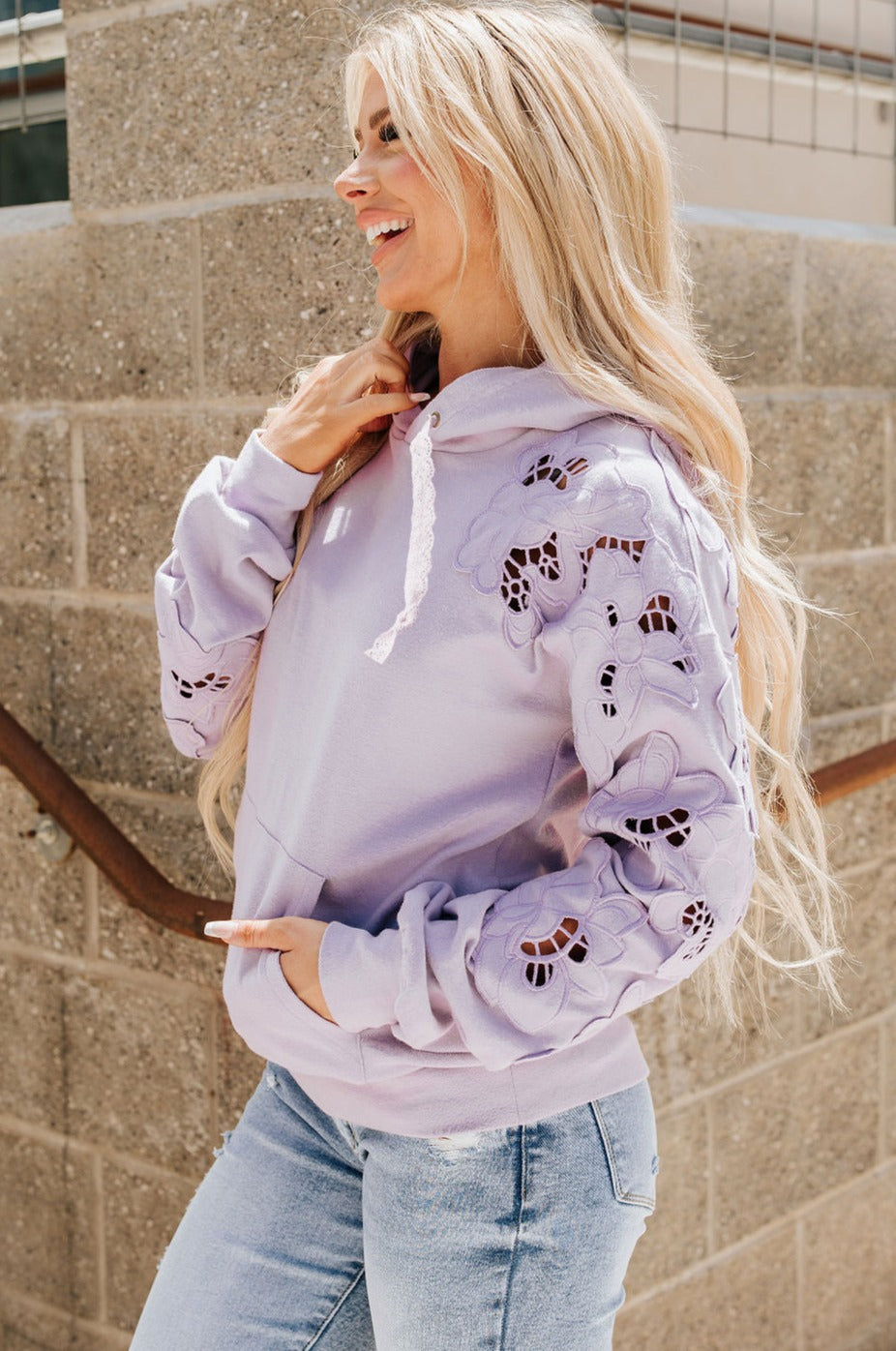 University Hoodie- Love Story Lilac *COLLECTIVE*